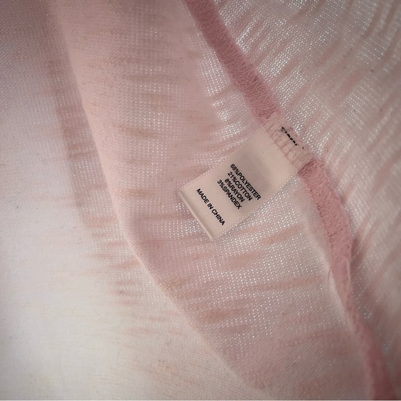 Koolaburra by UGG Light Pink Notch Neckline Long Sleeve Pullover S - Picture 4 of 4